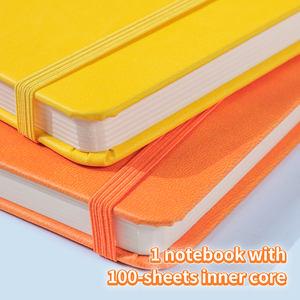 Carnet d'adresses en cuir personnalisé avec logo A5/A6, cadeaux promotionnels d'affaires - Product Image 4