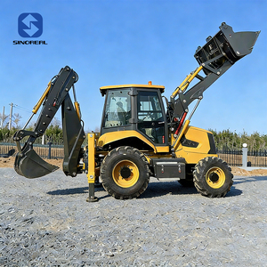 Chinesischer Radlader SRCX mit Heckbagger, 4x4 Frontlader, Allradantrieb, 1t 2T 8t für Kommunale Bauprojekte - Product Image 4