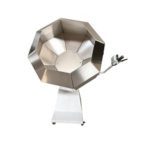 Machine à assaisonnement automatique, petit équipement d'aromatisation pour snacks, mélangeur pour arachides, chips, noix de cajou, thé et épices pour la transformation alimentaire