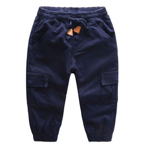 Vêtements pour garçons, vêtements pour enfants, coton, 6 poches, pantalon en dentelle - Product Image 2