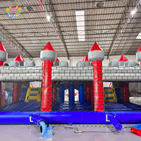 Château gonflable, structure de saut avec toboggan et souffleur pour enfants et adultes, structure de saut gonflable