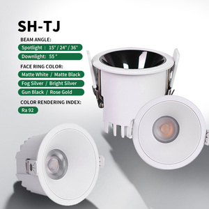 Iluminación Interior Comercial Moderna de 7W 10W 15W con Certificación CE, Downlights LED Empotrados en el Techo de Aluminio Resistentes al Agua <span class=keywords><strong>IP65</strong></span> - Product Image 1