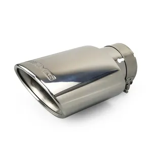 Exhaust tips for Mercedes Benz W204 AMG C63 C65 Muffler Stainless Steel Pipe single out for Exhaust pipe modify