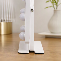 Miroir de maquillage LED OEM Hollywood à 9 ampoules avec fonction de rotation à 360° et mémoire pour coiffeuse et chambre à coucher