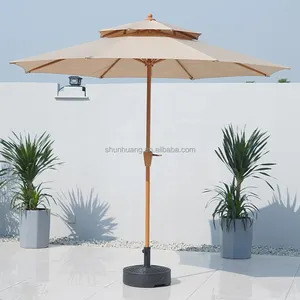 Рекламный открытый бистро мебель зонтик от солнца снаружи Маленький Средний зонт