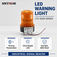 Lampu Peringatan Bus Sekolah LTE-5095 Lampu Atap Forklift Teknik Lampu Darurat Kebakaran Lampu Alarm Suara dan Cahaya Berkedip 12V 24V