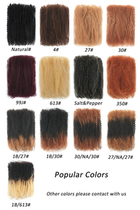 KAMA 4CW Afro crespo di <span class=keywords><strong>capelli</strong></span> umani alla rinfusa <span class=keywords><strong>sale</strong></span> e pepe Color <span class=keywords><strong>capelli</strong></span> umani alla rinfusa extension per <span class=keywords><strong>capelli</strong></span> Dreadlocs Twist - Product Image 5