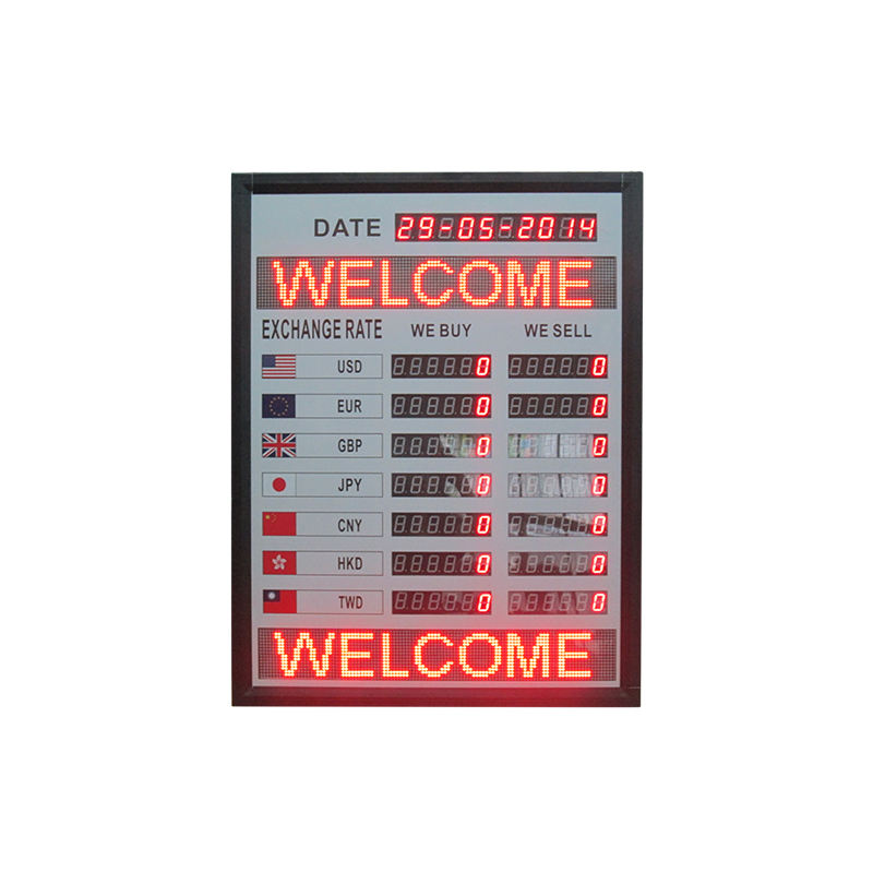 Money Exchanger Rate High Quality Digital Display Solutions