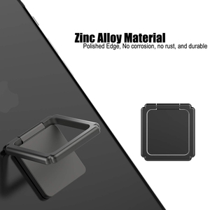 Agarre de metal portátil con logotipo personalizado, soporte de anillo para teléfono móvil con tapa de 180 grados, Mini soporte para teléfono móvil - Product Image 2