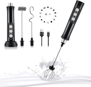 Power Factory wholesale Dry Battery Stainless Steel Automatic Electric milk foamer - Product Image 1