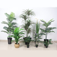 Jardin Plante Artificielle Décorative Or Faux Grands Palmiers en Soie Canada Vente en Gros Palmiers Artificiels Extérieurs