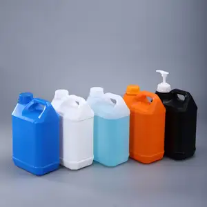 Barile di olio motore da 1/2 galloni da 2,5 litri di alta qualità con coperchio sigillato tanica di plastica per contenitore di stoccaggio