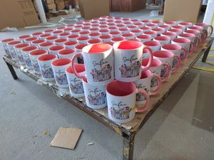 <span class=keywords><strong>Taza</strong></span> Fabricante 11oz Colorido Liso Blanco Negro Logotipo personalizado Sublimación en blanco <span class=keywords><strong>Taza</strong></span> de cerámica <span class=keywords><strong>Taza</strong></span> de té y café con logotipo - Product Image 5