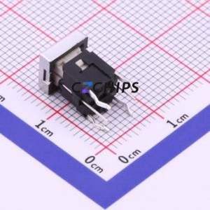 K6-6161D-04 Tactile Switch Through hole Component (THT) Switch 1.6N Through Hole 7.5mm 10mm - Product Image 2