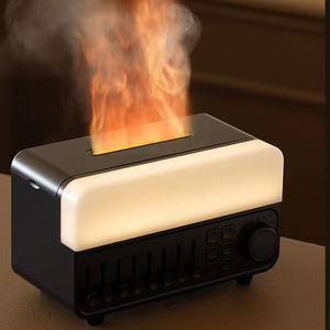 스마트 홈 불꽃 빛 아로마 가습기 에센셜 오일 디퓨저 RGB 조명 가정용 호텔 용 백색 소음 기계 3W - Product Image 5