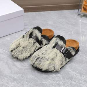 Haute qualité boucle sangle femme sabot crin pantoufles semelle souple sandales plates personnalisé femmes <span class=keywords><strong>Tabi</strong></span> bout fendu pantoufles chaussures - Product Image 1