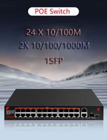 4CH 8CH 16CH 24CH Power Ethernet Switch Full Gigabit Uplink POE Internet Bridge NVR CCTV System Netzwerkkamera mit AI VLAN