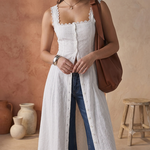Robes trapèze élégantes et respirantes pour femmes, style streetwear, vente en gros, fabriquées au Vietnam avec des matériaux durables, OEM ODM - Product Image 1