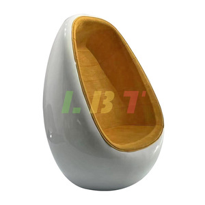Banco de Patio Creativo de Fibra de Vidrio, Muebles de Exterior Contemporáneos y Duraderos - Product Image 5