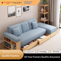 Direkt vom Hersteller: Japanischer Klappbarer Multifunktions-Sofabett mit Stoffbezug, Kiefernholzrahmen und Hochdichtem Schaumstoff für das Wohnzimmer