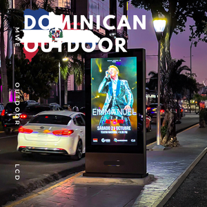 Deutschland High Brightness Outdoor <span class=keywords><strong>LCD</strong></span> Digital Signage <span class=keywords><strong>Display</strong></span> für Einkaufs zentrum Flughafen & Aufzug Video Advertising Project Case - Product Image 3