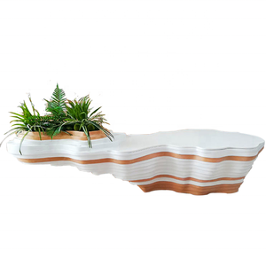 <span class=keywords><strong>Banc</strong></span> <span class=keywords><strong>de</strong></span> <span class=keywords><strong>jardin</strong></span> moderne en fibre <span class=keywords><strong>de</strong></span> verre pour extérieur, grande taille, forme irrégulière, idéal pour centre commercial, parc, école, hôtel ou entrée - Product Image 1