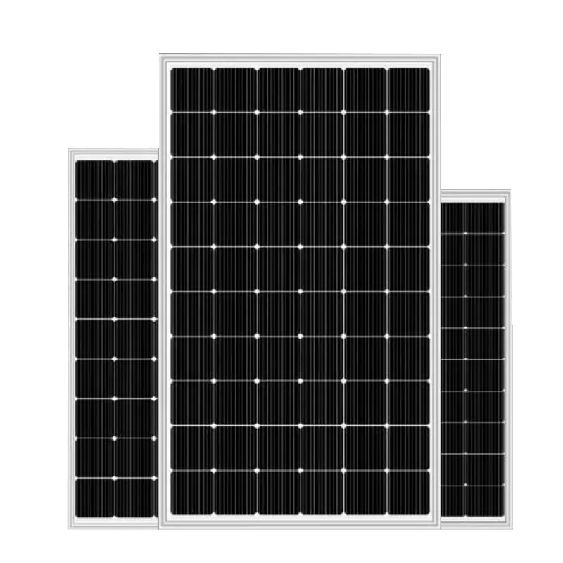ソーラーパネルブラックフレーム高効率ソーラーセルブラックライトブルーOEMカスタマイズアフリカボックスバッテリー充電アルミニウムパネル