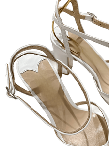 Jimmy Fashionable And Trendy Women'S <b>Shoes</b> With Sheer Fabric Smooth Leather Pearl Decoration Thick Heel Stable Chooing - Product Image 5