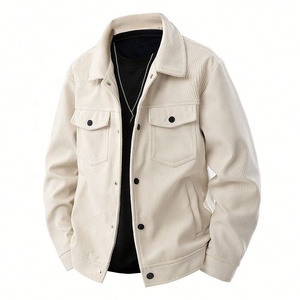 Chaqueta <span class=keywords><strong>de</strong></span> Moda Casual con Solapa <span class=keywords><strong>de</strong></span> Pana, Estilo Nuevo <span class=keywords><strong>de</strong></span> Primavera y Otoño, Diseño <span class=keywords><strong>de</strong></span> Logotipo Personalizado OEM - Product Image 2