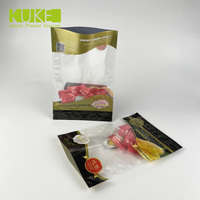 Sac en plastique pour aliments surgelés avec logo personnalisé Sac d'emballage en plastique scellé sur 3 côtés pour aliments surgelés