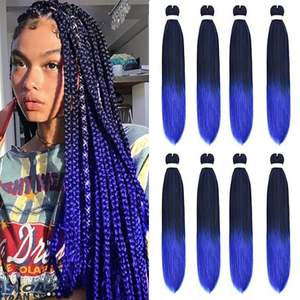 Amygril Synthetic Pre-Stretched Yaki for Braiding <b>Hair</b> 26-inch Stretch Braided <b>Hair</b> Heat Resistant Yaki <b>Textured</b> Braid - Product Image 1