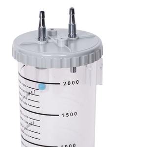 Bouteille d'aspiration électrique à pression négative réutilisable de 2000 ml, en matériau PC, alimentée par une machine, directement de l'usine - Product Image 1