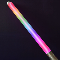 Çok renkli LED çubuk ışık uzaktan kumanda RGB floresan lamba el LED parlak çubuk kolye parti için