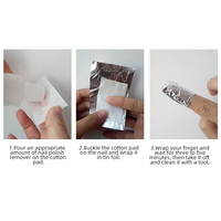 Lisse Wraps UV Manucure Pads Jetable Étain Outil Rouleau Salon Art Tremper Dissolvant Polonais Perm Feuille Gel Aluminium Ongles Cheveux pour Ongles