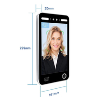 Máquina de Control de Acceso con Reconocimiento Facial Biométrico, Sistema de Control de Asistencia con Tarjeta de Empleado, Resistente al Agua IP65