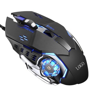 Meccanica di Gioco Via Cavo <span class=keywords><strong>Del</strong></span> Mouse Silenzioso Mangiare <span class=keywords><strong>Pollo</strong></span> E-Sport Gioco Dedicato Home Office di Uso Generale - Product Image 1