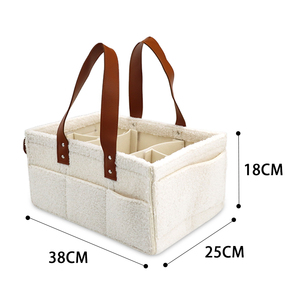Prezzo di fabbrica Teddy Caddie eco-friendly pannolino per bambini Tote Bag <span class=keywords><strong>morbido</strong></span> Organizer - Product Image 3