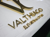 Lettres en métal 3D rétroéclairées par LED, logo personnalisé illuminé pour les entreprises de publicité, les hôpitaux, les cliniques, étanche IP65, Bluetooth