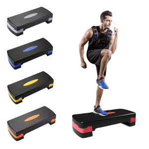 NQ SPORTS PP-Material Fitnessgerät Stepper 3-stufig Verstellbarer Aerobic-Step für Heimgebrauch Körpertraining Gleichgewichtsübung Krafttraining - Product Image 1