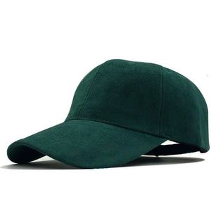Casquettes de sport vertes à 6 panneaux à visière incurvée en gros, en stock – Casquettes de baseball personnalisées en daim - Product Image 1