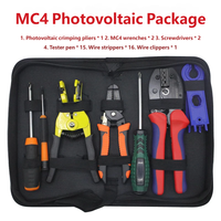 GKGJ Kit de Herramientas Profesional de Crimpado con Trinquete de 9 Pulgadas, Alicates de Mandíbula de Acero al Carbono, Estuche Multifuncional, Operado Manualmente, OEM, 1 Año de Garantía