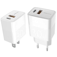 Chargeur rapide Type C PD20W 30W pour téléphones portables, chargeur rapide pour téléphone US EU pour iPhone Samsung