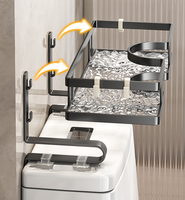Étagère de rangement pour toilettes en métal sur mesure, étagère de table, organisateur de rangement pour salle de bain pour la vaisselle, les outils de nettoyage directement
