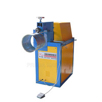 Machine à cintrer rotative électrique pour tuyaux ronds en tôle, modèle LH-12, pour conduits HVAC, prix abordable