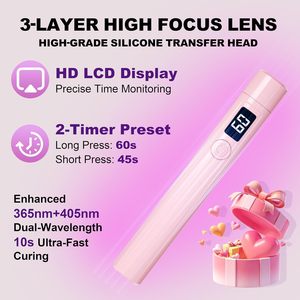 Quick Dry 360 Degree <b>Rotating</b> Magnetic Suction Detachable Portable Handheld Desk <b>Stand</b> Mini Uv Led Nail Lamp Nail Polish Dryer - Product Image 6