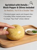 Balle anti-stress souple en forme de pomme de terre, jouet de relaxation anti-stress, jouet à presser en forme de pomme de terre, sac en filet, solide, sans liquide, sans gel