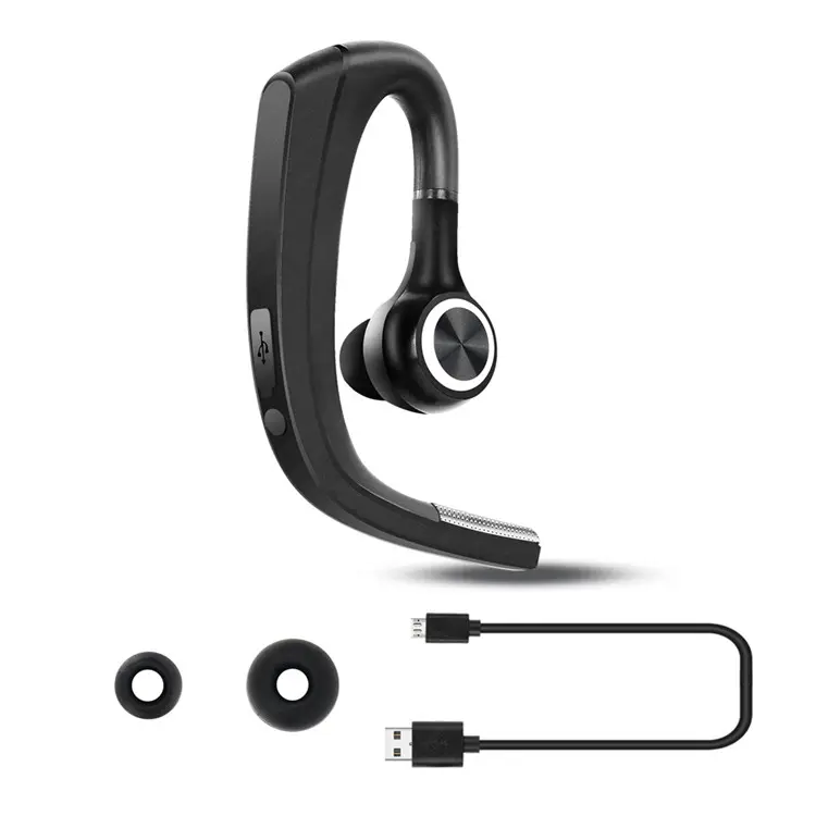 Auriculares inalámbricos con Bluetooth, dispositivo de audio con gancho para la oreja, con Radio bidireccional