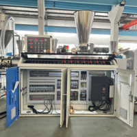 Ligne de granulation à chaud pour granulés de PVC, extrudeuse à double vis conique