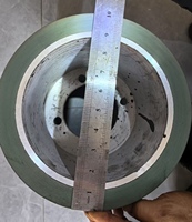Rouleau en caoutchouc de décortiqueuse de riz à noyau en aluminium de 14 pouces-Riz cassé résistant à l'usure et faible