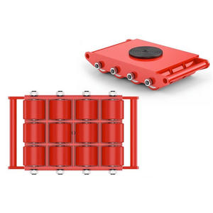 भारी शुल्क रबर रोलर मोवर कार्गो ट्रॉली औद्योगिक मशीन के साथ डोली स्केट - Product Image 1